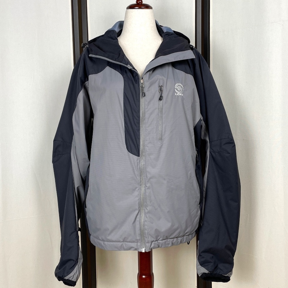 Loki Ski Board Jacket Gray Black Size M Hip Cool Rad